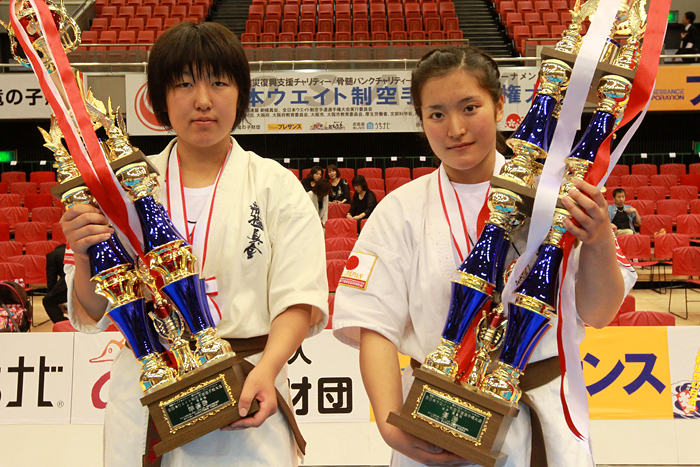 第30回全日本ウエイト制空手道選手権大会  女子重量級 篠原葉子 優勝おめでとう！