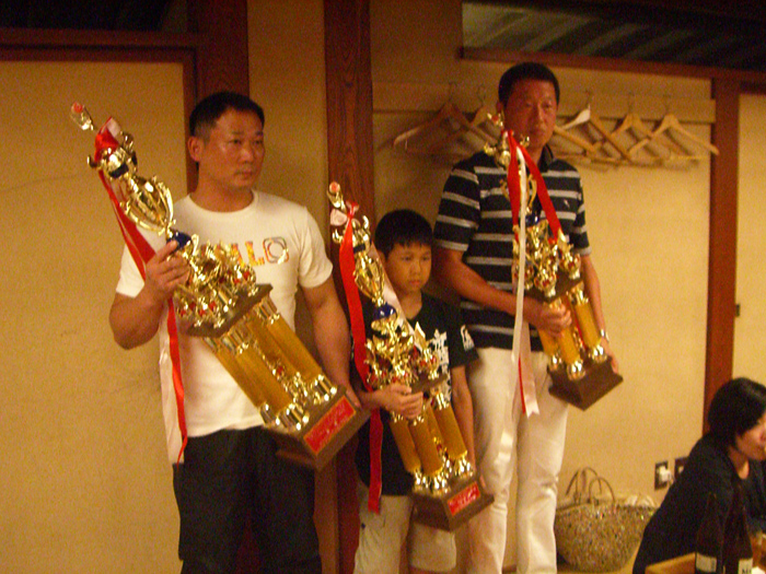 2013ドリームカップ（全国大会）祝勝会哲ちゃんの奥様、永野彰子さん（南海放送アナウンサー）の20年間お疲れ様会